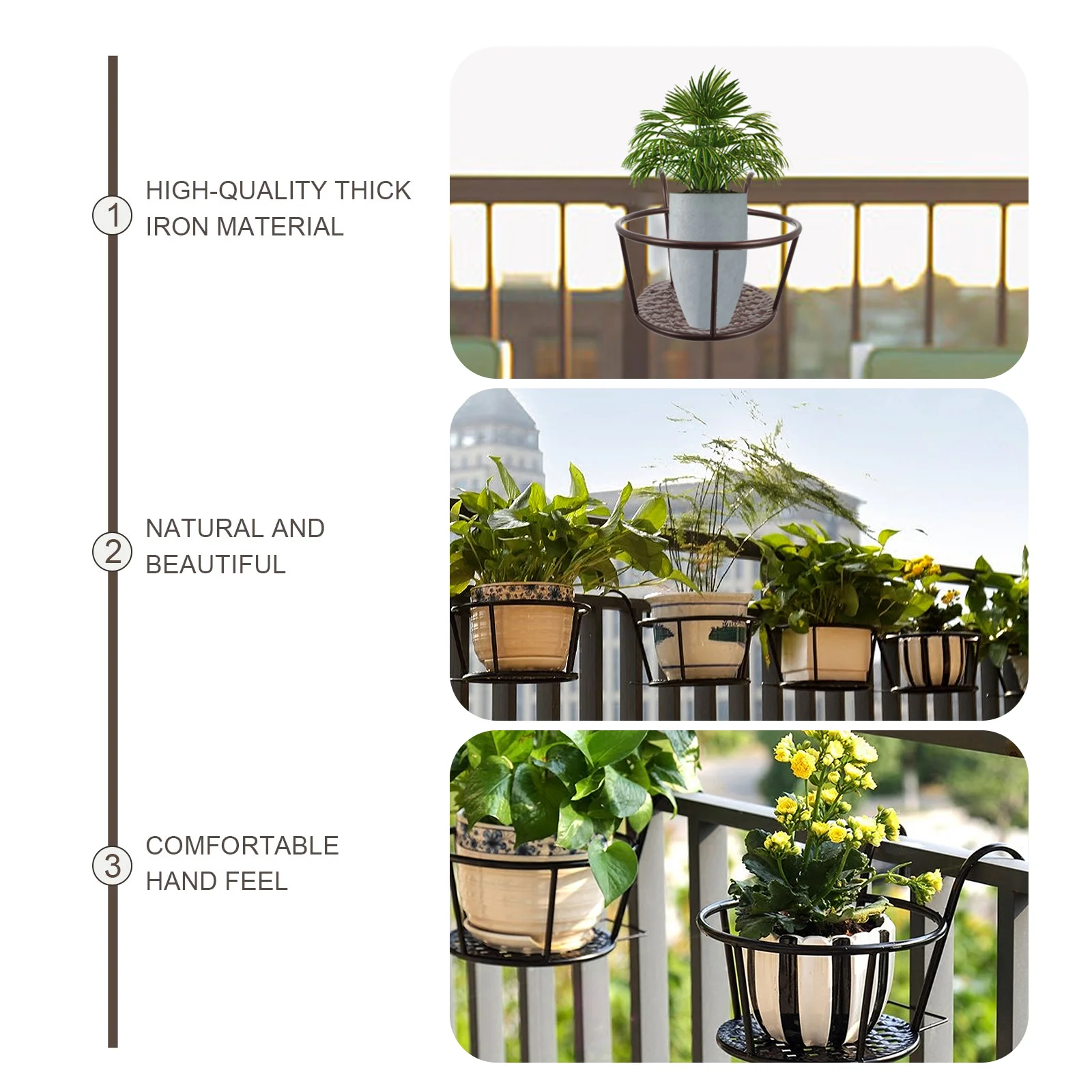 2-delige ijzeren bloempotstand - Bonsai Garden China recensie en prijs