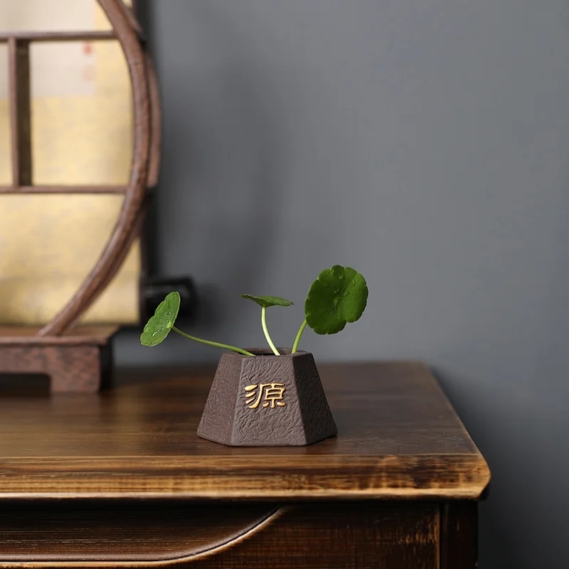 Creatieve Paarse Klei Thee Hui - Bonsai Garden Mini recensie en prijs