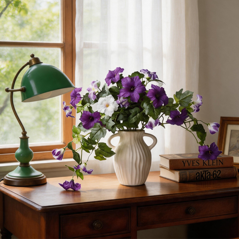 Kunstzijde bloemen Morning Glo - Bonsai Garden Layout recensie en prijs