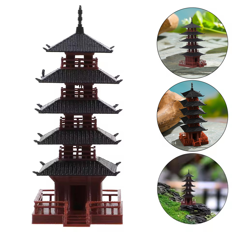 🛒 1Pc Mini Pagode Standbeeld C - Bonsai Garden Mini recensie en prijs