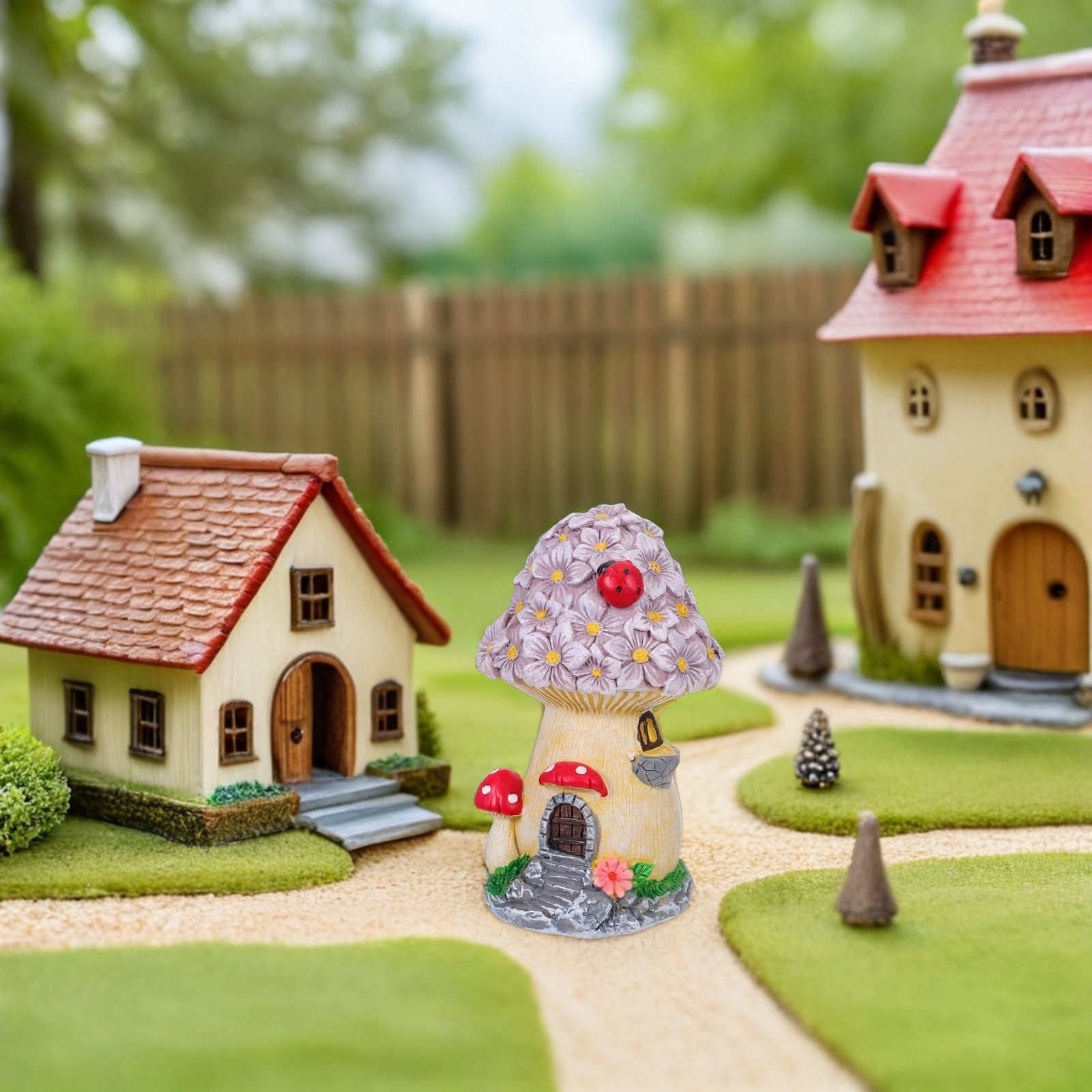 Weerbestendig hars-paddenstoel - Bonsai Garden Mini recensie en prijs