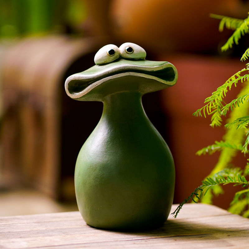 Cartoon Grote Mond Kikker Tuin - Bonsai Garden China recensie en prijs