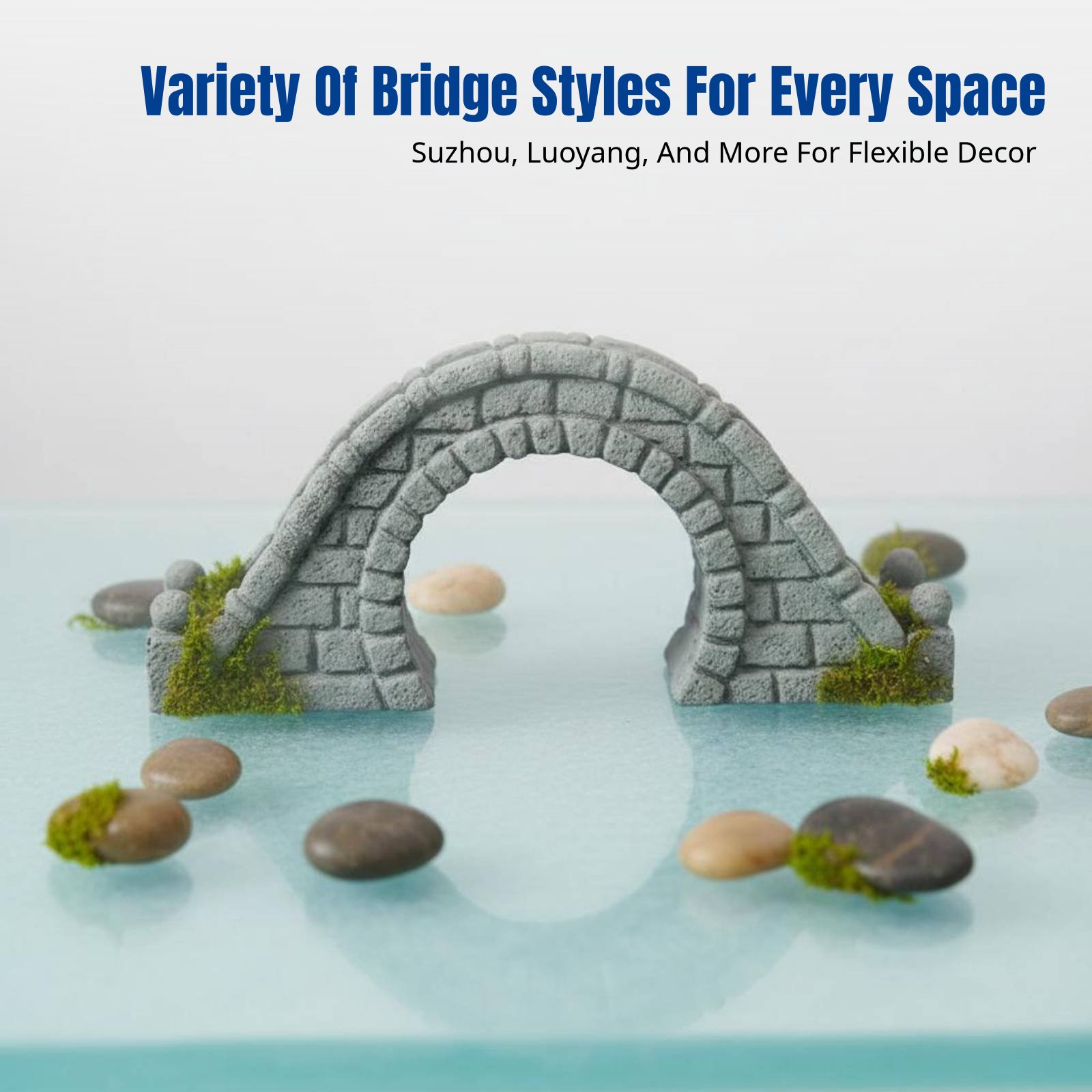 Harsstenen brug miniatuur land - Bonsai Garden China recensie en prijs